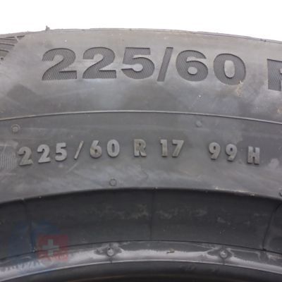 7. Opony 225/60 R17 2x CONTINENTAL 99H XL  WinterContact TS 850 P Zimowe 2021/22