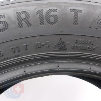 2. Opona 205/55 R16 1x CONTINENTAL 91T WinterContact TS870 Zimowa 2022 Jak Nowa 8,2mm