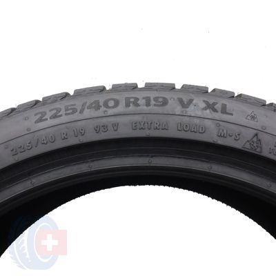 5. Opony 225/40 R19 2x CONTINENTAL 93V XL WinterContact TS860S RunFlat Zimowe 2024 6,2-6,8mm