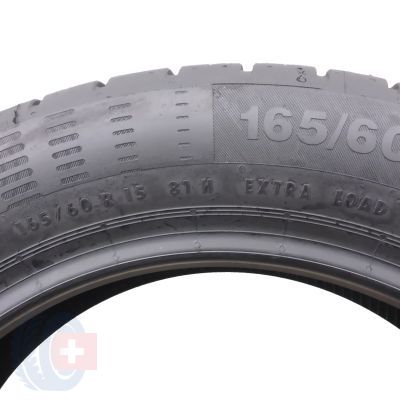 6. 4 x CONTINENTAL 165/60 R15 81H XL ContiEcoContact 5 Lato 2020 Jak Nowe