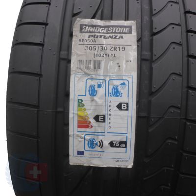 2. 2 x BRIDGESTONE 305/30 ZR19 102Y XL RE050A N1 Lato 2020 NIEUŻYWANE JAK NOWE