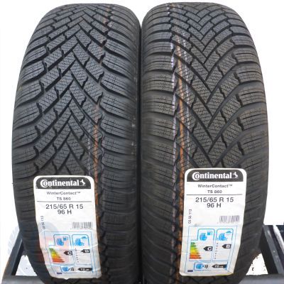 5. 4 x CONTINENTAL 215/65 R15 96H WinterContact TS860 Zima 2020 Jak Nowe NIEUŻYWANE