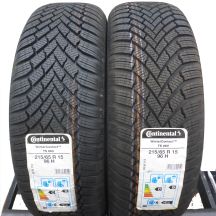 5. 4 x CONTINENTAL 215/65 R15 96H WinterContact TS860 Zima 2020 Jak Nowe NIEUŻYWANE