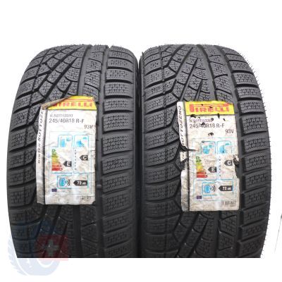 2 x PIRELLI  245/40 R18  93V Sottozero Winter 240 RUN FLAT Zima 2011/12 