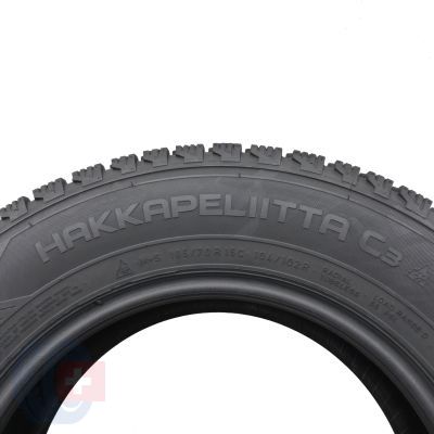 6. 4 x NOKIAN 195/70 15C 104/102R Hakkapeliitta C3 Kolce Zima 2021 8.2-8.8mm