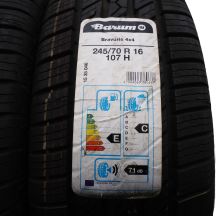 2. Opony 245/70 R16 4x BARUM 107H Bravuris 4x4 letnie M+S 2020 Jak Nowe