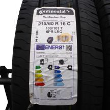 2. 4 x CONTINENTAL 215/60 R16C 103/101T VanContact Eco Lato 2021 Jak Nowe Nieużywane 