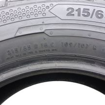 5. 4 x CONTINENTAL 215/65 R16C 109/107T ContiVanContact 100 Lato 7,8-9mm 2016