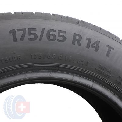 4. 2 x CONTINENTAL 175/65 R14 82T EcoContact 6 Lato DOT19 5mm