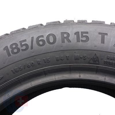 5. Opony 185/60 R15 2x CONTINENTAL 84T WinterContact TS870 Zimowe 2022 Jak Nowe