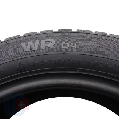 6. 4 x NOKIAN 195/50 R15 82H WR D4 Zima 2018 Jak Nowe 7,2-7,5mm