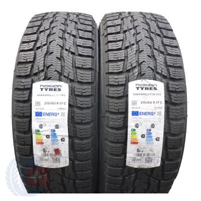 4. Opony 215/60 R17C 4x NOKIAN 109/107R Hakkapeliitta CR3 Zimowe  2021 Jak Nowe