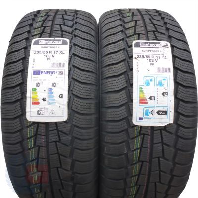 4. 4 x GISLAVED 235/55 R17 103V XL Euro Frost 6 Zima 2020/21 Jak Nowe