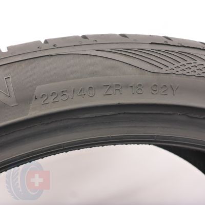 4. Opona 225/40 ZR18 1x VREDESTEIN 92Y XL Ultrac Satin Letnia 2021 7,8mm Jak Nowa 