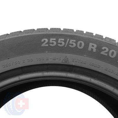 6. 4 x CONTINENTAL 255/50 R20 109H XL ContiWinterContact TS830P A0 Zima 2018 7,2-7,8mm Jak Nowe