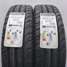 3. Opony 195/75 R16C 4x CONTINENTAL 107/105R ContiVanContact 200 Letnie 2021/22 Jak Nowe