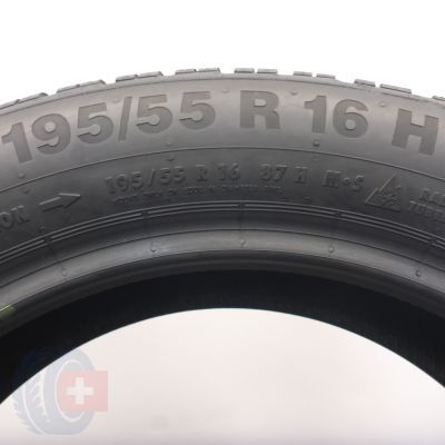 4. Opona 195/55 R16 1x CONTINENTAL 87H ContiWinterContact TS 850 Zimowa 2015 6,5mm