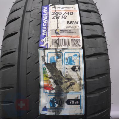 2. Opona 205/40 R18 1x MICHELIN 86W XL PilotSport4 Letnia 2019 Nieużywana 