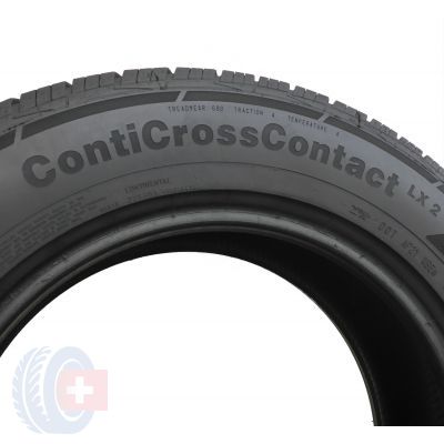 6. 2 x CONTINENTAL 225/65 R17 102H ContiCrossContact LX2 Lato M+S 2016 6,7mm