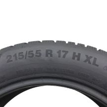 3. 1 x CONTINENTAL 215/55 R17 99H XL WinterContact TS850P Zima 2020 7,2mm Jak Nowa