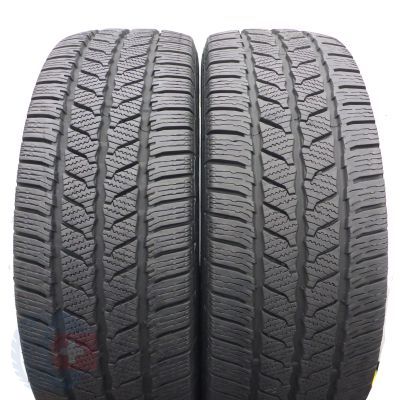 Opony 235/65 R16C 2x CONTINENTAL 115/113R VanContact Winter Zimowe 2024 jak nowe 8,8-9,5mm