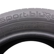 2. 1 x Dunlop 205/55 R16 91V Sport bluResponse Lato 7,2mm 2021 Jak Nowa