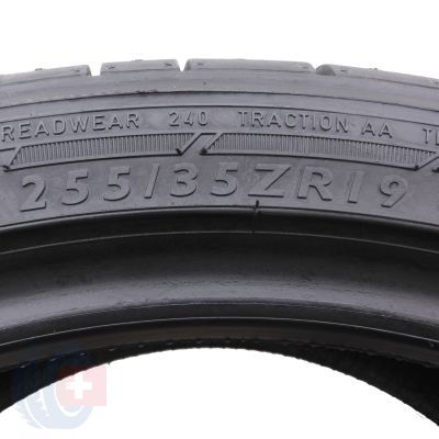 4. 2 x DUNLOP 255/35 R19 96Y SP Sport Maxx GT MFS A0 Lato 2020 Jak Nowe 7mm