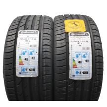 Opony 215/45 R16 2x CONTINENTAL 90V XL ContiPremiumContact 2 A0 Letnie 2019 Jak Nowe 