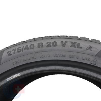 3. 1 x CONTINENTAL 275/40 R20 106V XL WinterContact TS850P SUV Zima 2016 8mm Jak Nowa