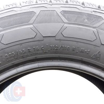 4. Opony 225/65 R16C 2x CONTINENTAL 112/110R VanContact Winter Zimowe 2022 7mm