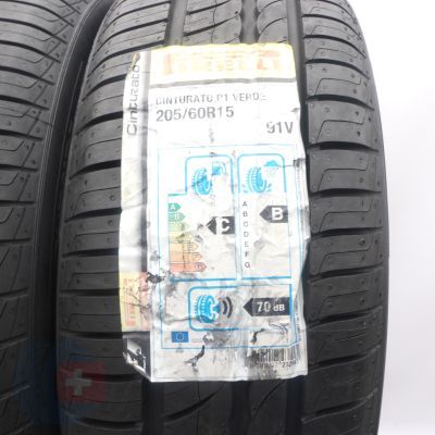2. Opony 205/60 R15 2x PIRELLI 91V Cinturato P1 Verde Letnie 2019 Jak Nowe Nieużywane