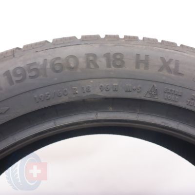 3. Opona 195/60 R18 1x CONTINENTAL 96H XL WinterContact TS870P Zimowa 2023 Nieużywana