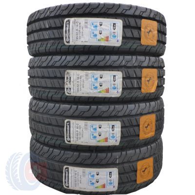 4 x CONTINENTAL 195/65 R16C 104/102T ContiVanContact 100 Lato 2018 Jak Nowe Nieużywane