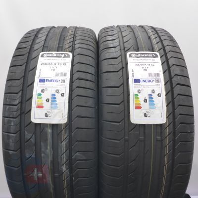 5. Opony 255/55 R19 4x CONTINENTAL 111Y ContiSportContact 5 SUV Letnie 2022/23 Nieużywane