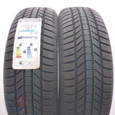 Opony 215/70 R16 4x CONTINENTAL 100T  WinterContact TS 870 P Zimowe 2022