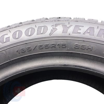6. Opony 195/55 R15 2x GOODYEAR 85H UltraGrip Performance+ Zimowe 2021 Nieużywane 