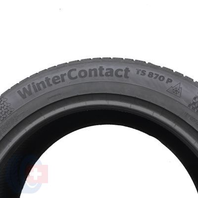 6. Opony 255/55 R20 4x CONTINENTAL 110V WinterContact TS 870 P  Zimowe 2023 8,2mm Jak Nowe
