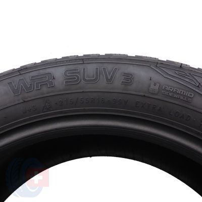 6. 4 x NOKIAN 215/55 R18 99V XL WR SUV 3 Zima 2021 7,2-7,7mm