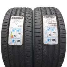 Opony 235/45 R17 2x CONTINENTAL 94W ContiSportContact 5 SEAL Letnie 2015 Nieużywane 