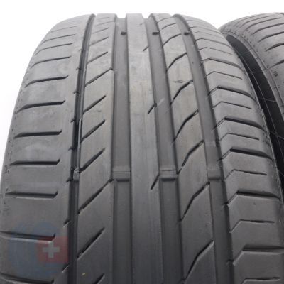 2. Opony 225/50 R18 2x CONTINENTAL 95W ContiSportContact 5 RFT  Letnie 2020 6,5 i 6,8mm