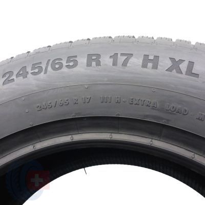 6. Opony 245/65 R17 2x CONTINENTAL 111H XL WinterContact TS 850 P SUV  Zimowa 2021 Nieużywane 