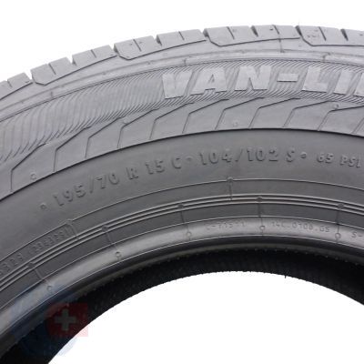 4. Opony 195/70 R15C 2x SEMPERIT 104/102S Van-Life 2 Letnie 2020 Jak Nowe Nieużywane 
