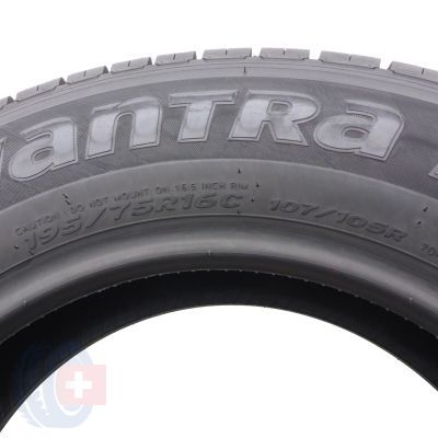 4. 2 x HANKOOK 195/75 R16C 107/105R Vantra LT RA18 Lato 8,8-9mm 2016