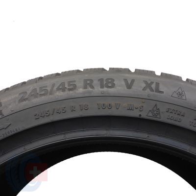 5. Opona 245/45 R18 1x CONTINENTAL 100V XL WinterContact TS 870 P Zimowe 2022 Jak Nowa 