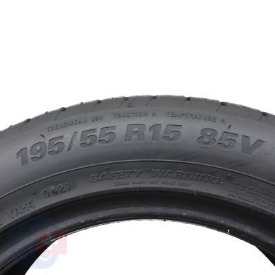 6. 2 x KUMHO 195/55 R15 85V  Ecsta HS51 Lato 2021 6.8mm 