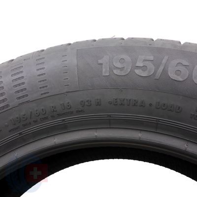 7. 4 x CONTINENTAL 195/60 R16 93H XL ContiEcoContact 5 Lato 2019/2021 