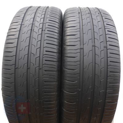 2 x CONTINENTAL 195/60 R15 88H EcoContact 6 Lato 2022 5-5.5mm 