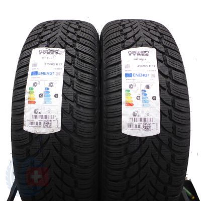 6. Opony 215/65 R17 4x NOKIAN 103H XL WR SUV 4 Zimowe 2021 Jak Nowe Nieużywane