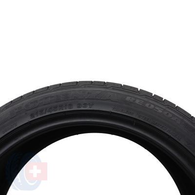 5. 2 x BRIDGESTONE 215/45 R18 93Y XL Potenza RE050A Lato 2015 7,5-8mm