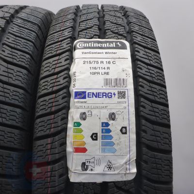 2. Opony 215/75/16C 4x Continental 116/114R VanContact Winter Zimowe 2024 Nieużywane